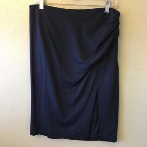 moschino draped pencil skirt